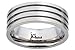 Harmonie Titanium Ring with Grooves