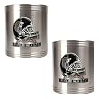 Atlanta Falcons 2pc Stainless Steel Can Holder Set- Helmet Logo NFL Football