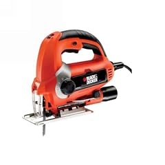 Black und Decker KS900EK-QS Stichs�ge 600 Watt mit Pendelhubfunktion und Sightline-Kanal inklusivem Stichs�geblatt + im Koffer