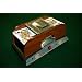 Poker Kartenmischer Holzoptik f�r 2 Decks