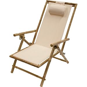 bamboo canvas folding chair