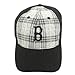 BOSTON RED SOX BLACK LOGO GREY PLAID HAT CAP ADJ NEW BOSTON RED SOX BLACK LOGO GREY PLAID HAT CAP ADJ NEW