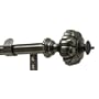 Levolor Rodeo Rod Set, Antique Pewter, 1-Inch Diameter, 66 to 120-Inch Width