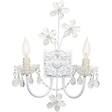 Chloe White Double Sconce