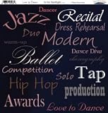 PAPER DANCE WORDS 12x12 25/pk