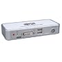 Tripp Lite B004-DUA2-K-R 2 Port DVI USB KVM Switch w Audio and Cables