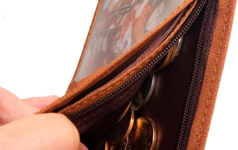 LadayPoa Detective Conan Bi Fold Brown Short Wallet