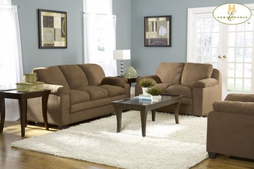 Sofa, Micro fiber by Homelegance - Colors (9840BR-3)