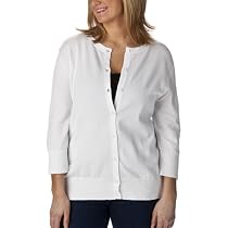 Merona® Plus Essential Cotton Cardigan Sweater - White