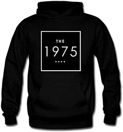 Gapsong custom unisex Mens Hoodie The 1975 Casual Cotton Hoodies Sweatshirts XL Black