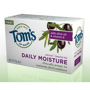 Tom's of Maine Moisturizing Bar Daily, 4-Ounces Bars (Pack of 6)