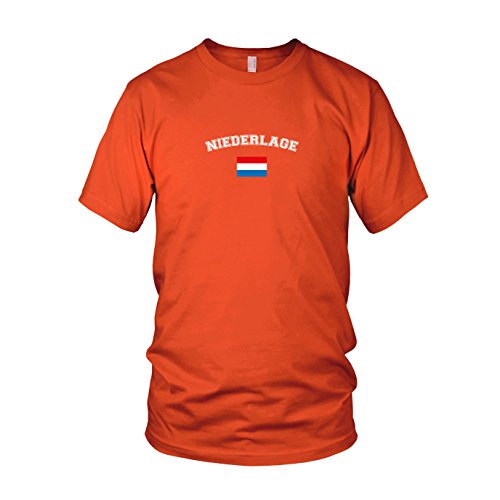 Oranje Niederlage – Herren T-Shirt, Größe: L, Farbe: orange
