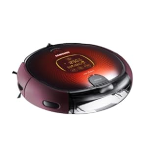 Samsung NaviBot SR8850 Staubsauger Roboter / Visionyary Mapping / 7 Anti-Kollisions-Sensoren / Virtual Guard / rot