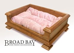Cherry Dog Bed Pet Bed Crafted from Solid Cherry Wood - Dog Bed for Small Dogs - Top Rated - Best Quality Available - For Dog or cats!