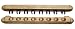 Roman-Style Two-Piece Wall Rack, Oak, 8 Cue