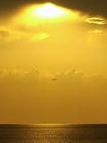 At Sunset a Commerical Jet Makes its Approach to Louis Armstrong New Orleans International Airport Photographic Poster Print, 42x56