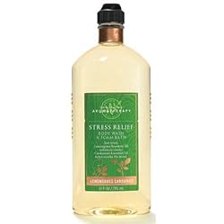 Bath & Body Works Aromatherapy Stress Relief Lemongrass Cardamom Body Wash and Foam Bath 10 Oz (295 Ml)