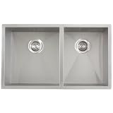 Undermount Stainless Steel 16 Gauge Double Bowl Kitchen Sink
