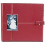 Imaginisce Urban Memory Scrapbook Photo Album - Burgundy