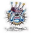 Ed Hardy By Christian Audigier Bulldog Design Cling Bling