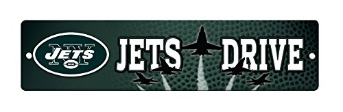 NFL New York Jets High-Res Plastic Street Sign