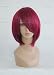 CosplayerWorld Cosplay Wigs one piece Sanji Wig For Convention Party Show Red Wine35cm 140g WIG-069A