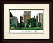 Columbia College Chicago Alma Mater Alma Mater 14x18 Lithograph in Mahogany Frame
