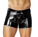 Male Power Black Liquid Onyx or RUBY Pouch Brief