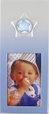 Novelty Marble Baby Photo Frame, Blue