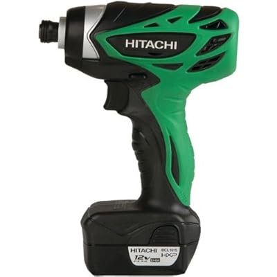 Hitachi WH10DFL 12 Volt Peak Impact Driver 1.5 Amp Hour Li-Ion, 841 Inch/lbs Torque, 2 Batteries