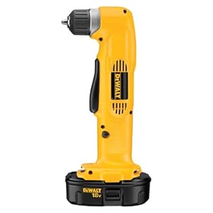 DEWALT DW960K-2 Heavy-Duty 3/8-Inch 18-Volt Ni-Cad Cordless Right Angle Drill
