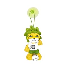 Fu�ball Fanartikel 2010 - Schl�sselanh�nger WM Maskottchen Zakumi Saugnapf mit Ball (in 12cm)
