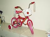 Children's Bicycle with Training Wheels (12-Inch Wheels) Pink