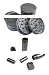 2.5" Wide 4 PC Aluminum Magnetic Four Stage Herb Grinder AND A SHARPSTONE CNC 5 PC Aluminum Pollen Press Space Case Quality. GRINDER CLEANER BRUSH INCLUDED!