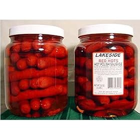 Gourmet Red Hot Pickled Polish Sausage - 2 Jars