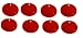 Biedermann & Sons 8 Floating Candles Large Round Burgundy