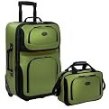 Traveler's Choice Rio Luggage 2-pc. Set - Green