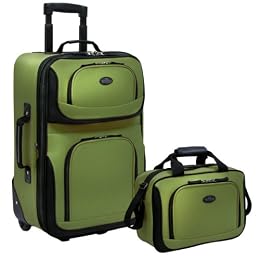 Traveler's Choice Rio Luggage 2-pc. Set - Green