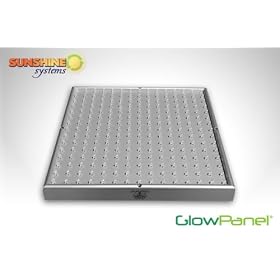 GlowPanel 14 Watt LED Growing Light Panel-Plant Grow Light Rivals 60 Watt Metal Halide/HPS Full Spectrum Growth Lite