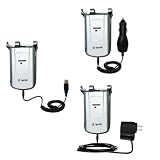 Deluxe Kit for the Samsung SPH-A600 includes a USB cable with Car and Wall Charger - Gomadic Brand w/ TipExchange Technology