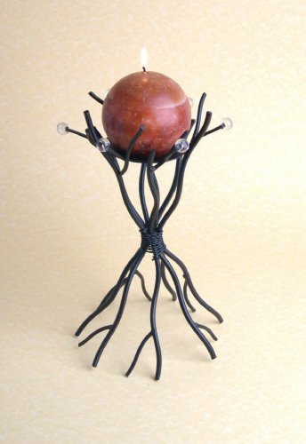 Metal Twigs Candleholder
