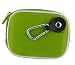 rooCASE (Med EVA Green) Hard Shell Case with Memory Foam for Nikon Coolpix S1100pj Digital Camera