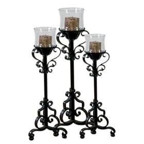 Rosita Candleholders Set 3 by Uttermost