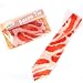 Men's Bacon Meat Tie / Necktie, Novelty Gag Gift, 54 Inches
