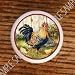 CHICKENS ROOSTERS HENS BORDER #02 DRAWER PULLS KNOBS