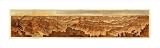 Composite: Panorama from Pt. Sublime. I-III., 1882 by William Henry Holmes; Clarence E. Dutton poste