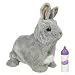 FurReal Newborn Bunny-Grey and white