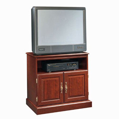 Classic Cherry Mobile TV Stand Heritage Hill Classic Cherry Collection by Sauder Office Furniture -