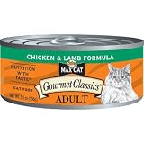 Nutro MAX CAT Chicken and Lamb Formula Gourmet Classics Adult Canned Cat Food by Max