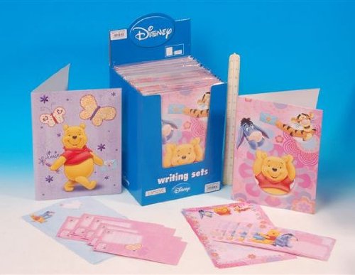 Childrens Toyshop  Toys : Letter Writing Set 10sheets & 10envelopes - Winnie The Pooh 2 PER PACK (D97523C)